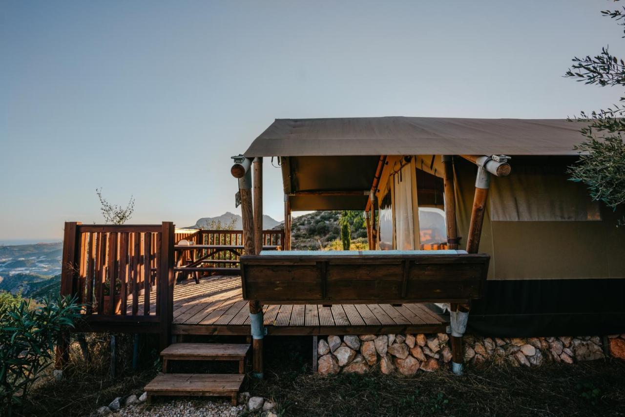 Can Elisa Safari Tent Tarbena ภายนอก รูปภาพ